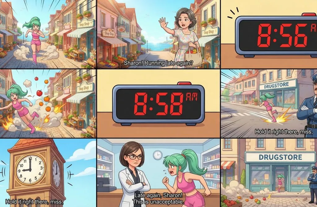 Comic / Storyboard - Static Image Generation from Anime Prompt