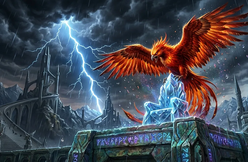 Baroque Phoenix Throne Lightning Epic