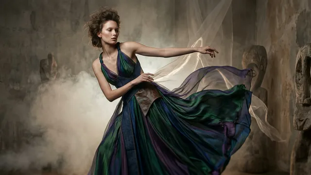 Bauhaus Twilight Boho Vogue Editorial