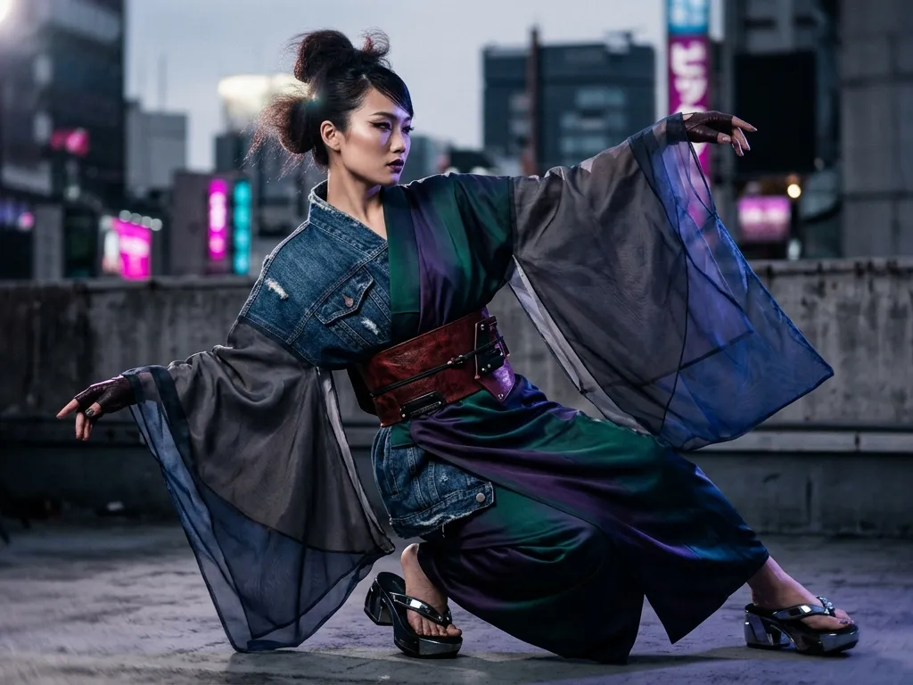 Rembrandt-Chiaroscuro Kimono Streetwear Studio