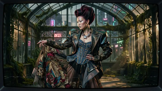 Vintage Dreamscape Haute Couture Editorial
