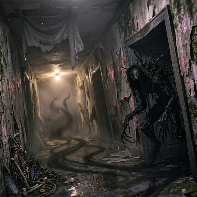 VHS Dark Fantasy Forest Dread