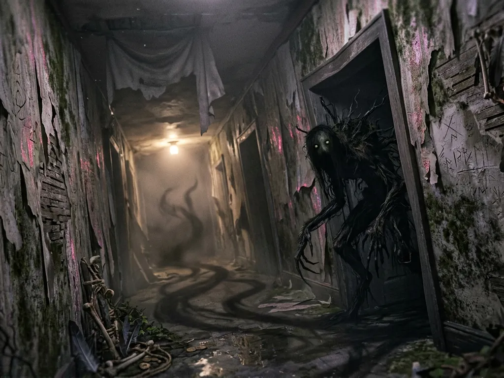 VHS Dark Fantasy Forest Dread