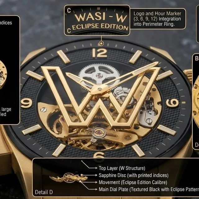 E-commerce Main Image - Macro Photograph of Luxury Watch