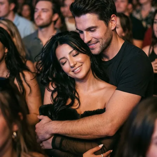 Social Media Post - Photorealistic Concert Embrace Scene