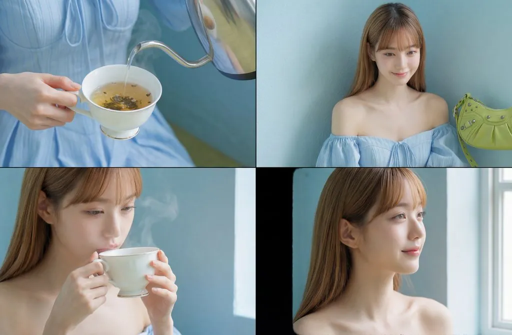 YouTube Thumbnail - Cinematic Tea Time Prompt (Shared for Image and Video Generation)