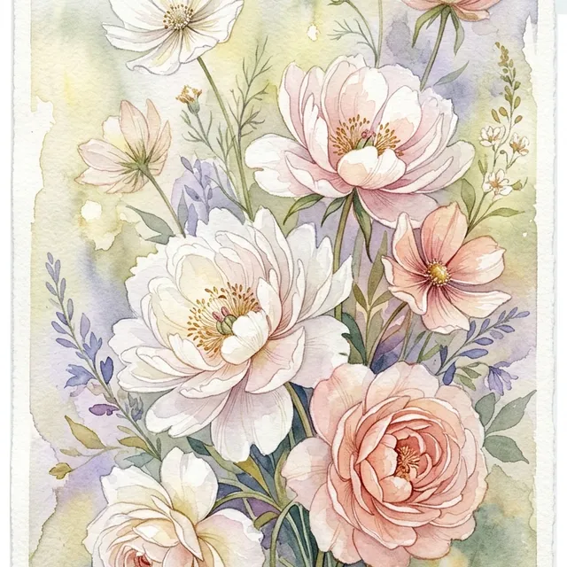 Ethereal Masterclass Watercolor Flowers