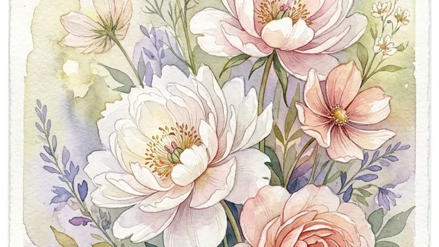 Ethereal Masterclass Watercolor Flowers