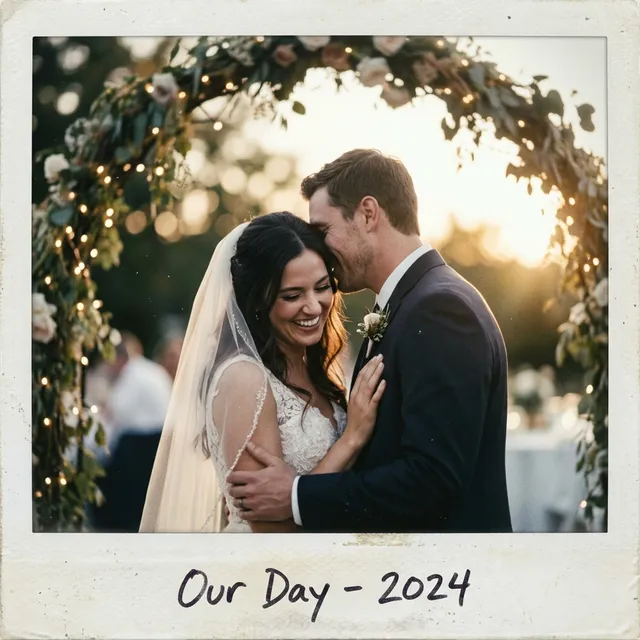 Kodak Portra Polaroid Wedding Reverie